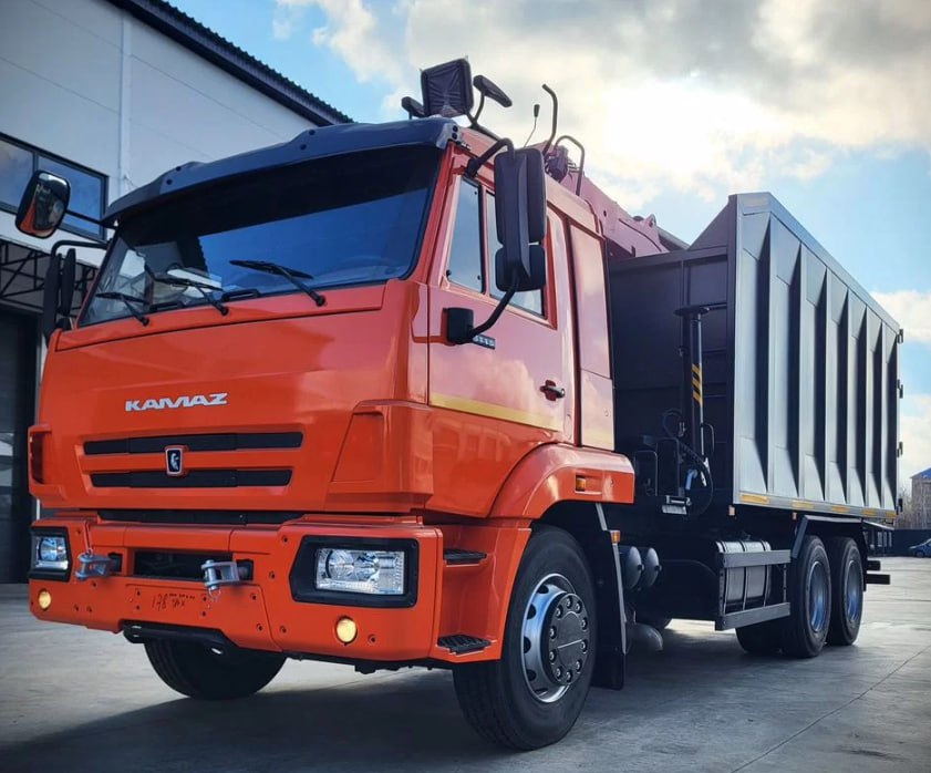 Ломовоз КАМАЗ 65115 с КМУ Велмаш-С